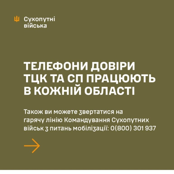 Куди звертатися мешканцям Сумщини щодо протиправних дій працівників ТЦК