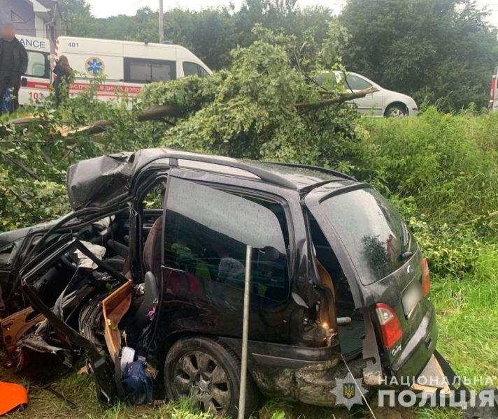 Поліція Перечина розслідує аварію, в якій загинув водій легковика та травмувалися пасажирки
